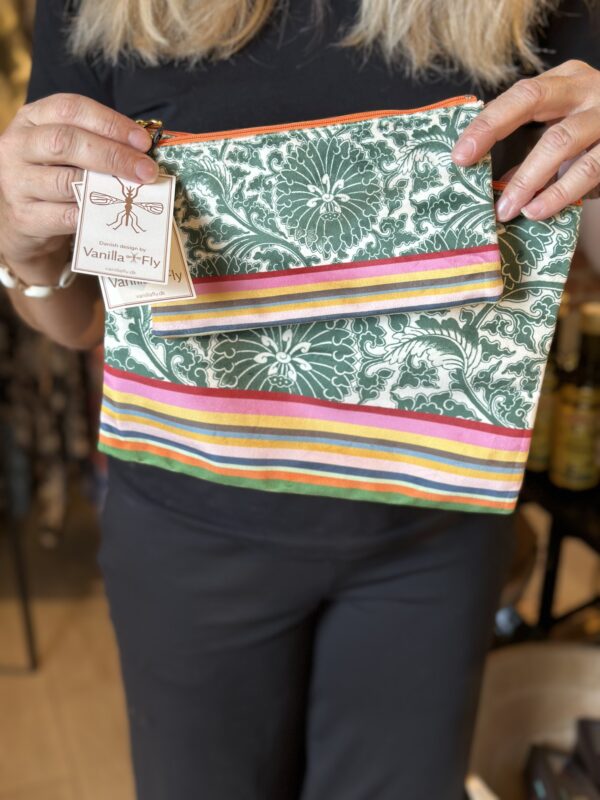 Velvet makeup bag and pouch