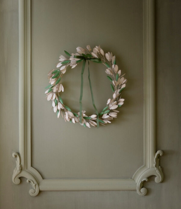 Snowdrop krans metall