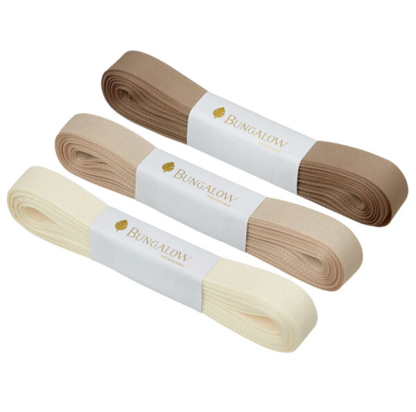 Ribbon Grosgrain 16mm Latte S3/pcs